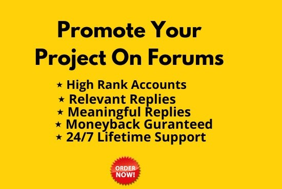 Forum Posting SEO Campaign – Coverage across 3 POPULAR Forums