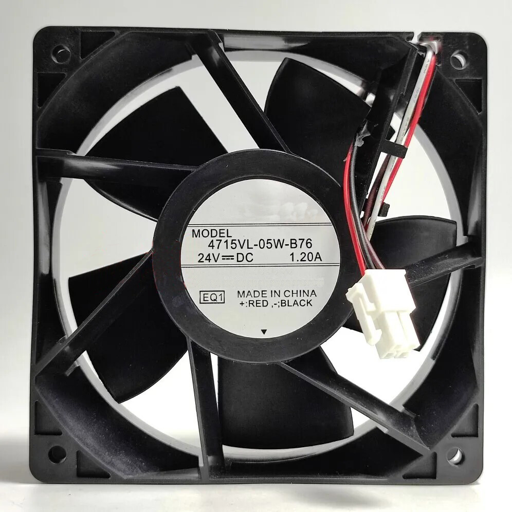 4715VL-05W-B76 EQ1 EQ2 EQ3 For NMB DC 24V 1.20A 120x120x38mm 4-wire Cooling Fan