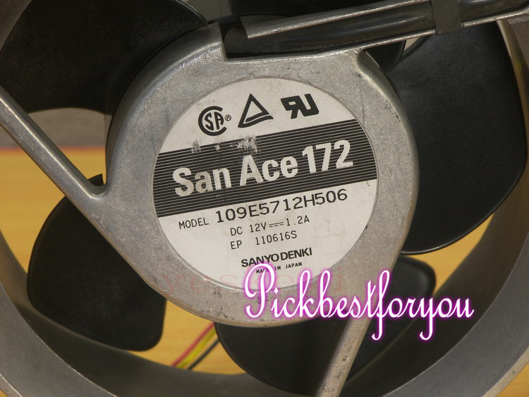 SANYO SanAce172 109E5712H506 12V 1.2A cooling fan #M598A QL