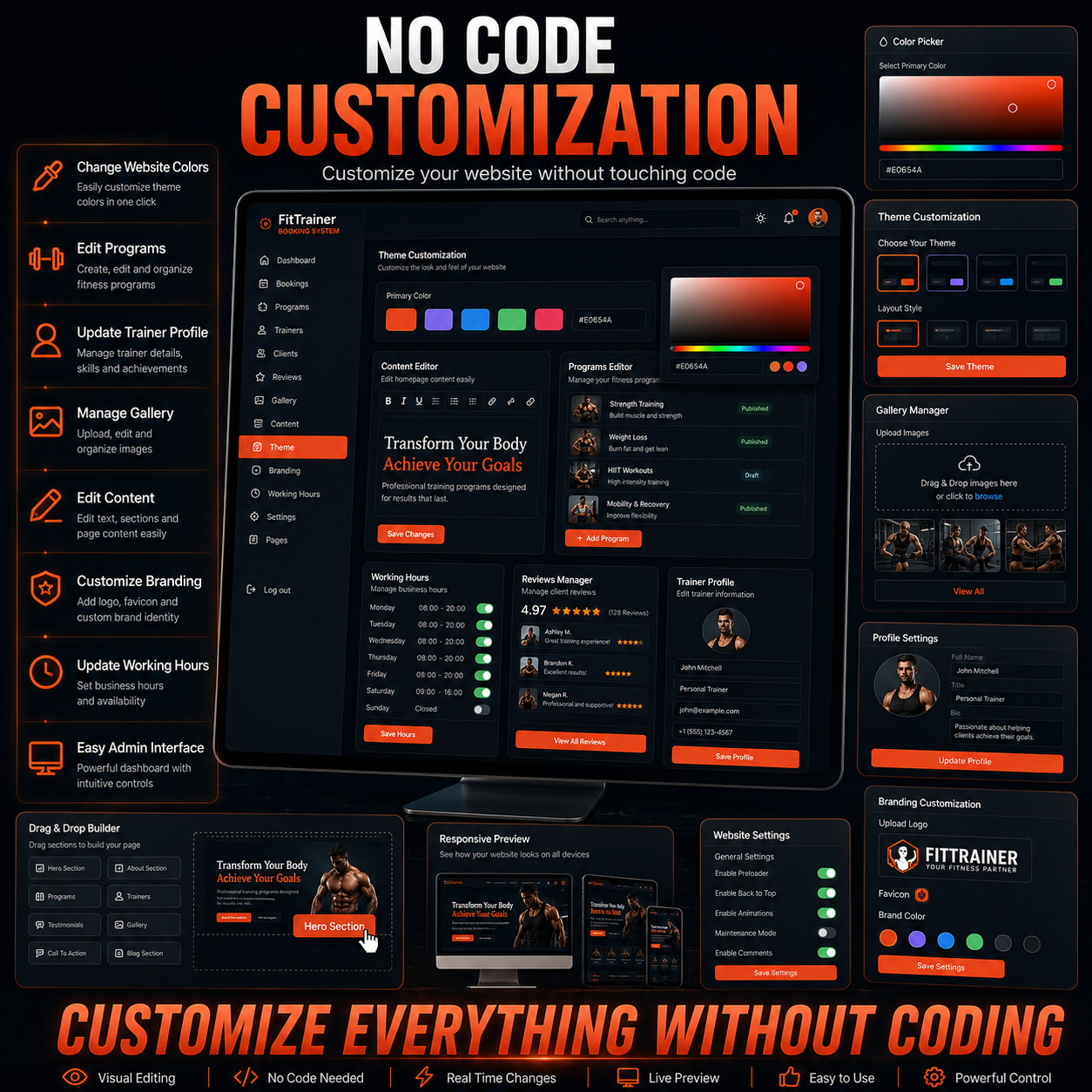 Automated Fitness Trainer Booking & Scheduling System — Full Launch Package with