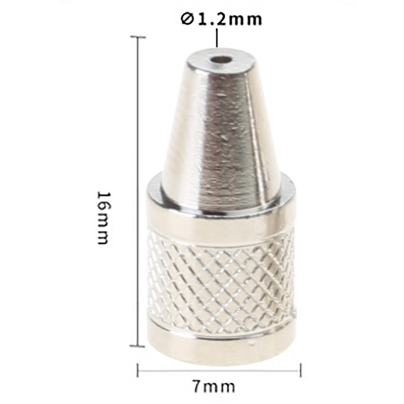 5Pcs 1.6mm/1.2mm Electric Heating Solder Suction Nozzle Suction Nozzle Electric