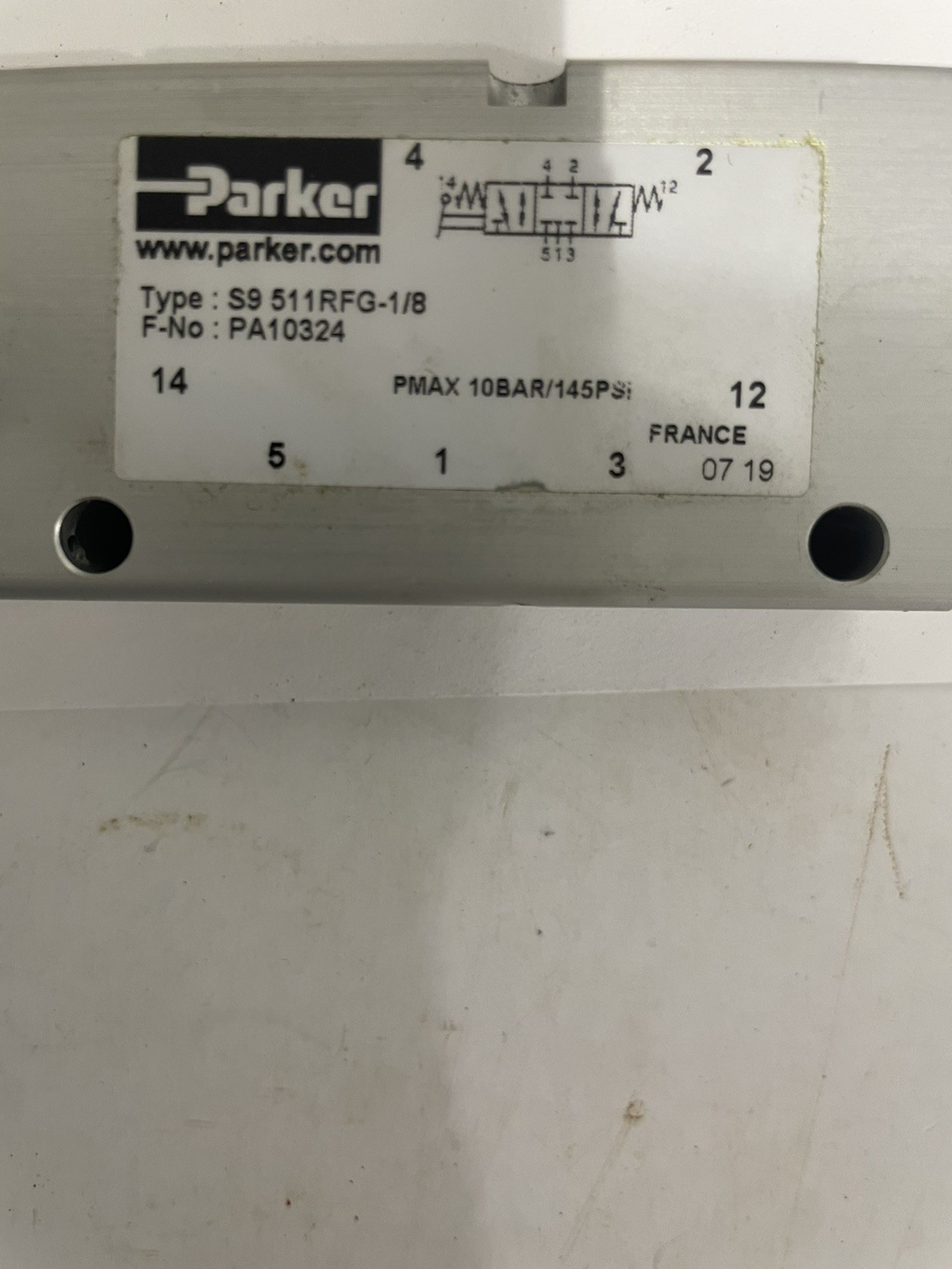 Parker S9 511RFG-1/8