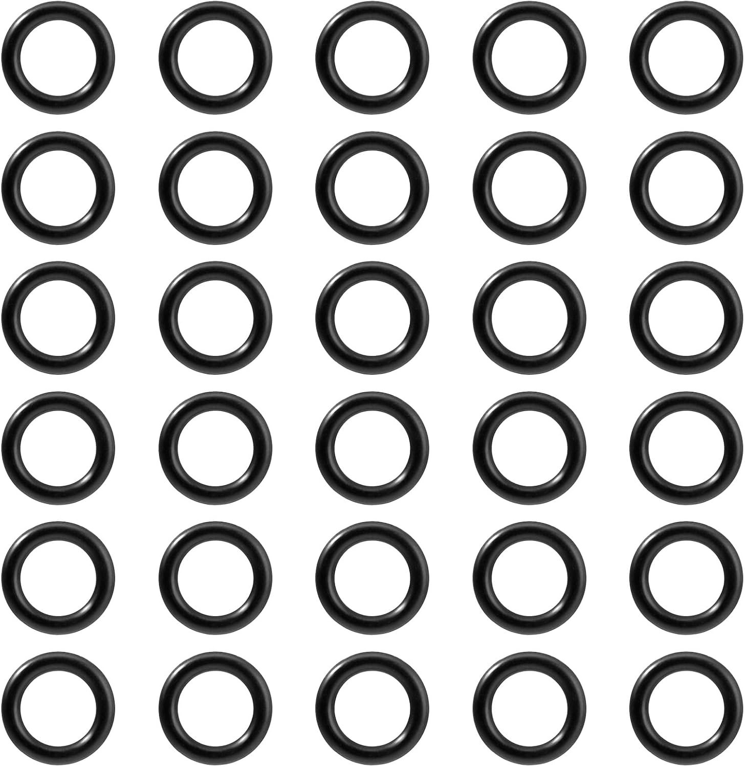 30Pcs Propane O-Rings for Soft Nose POL Seal Fittings, Rubber Leak-Proof Sealing