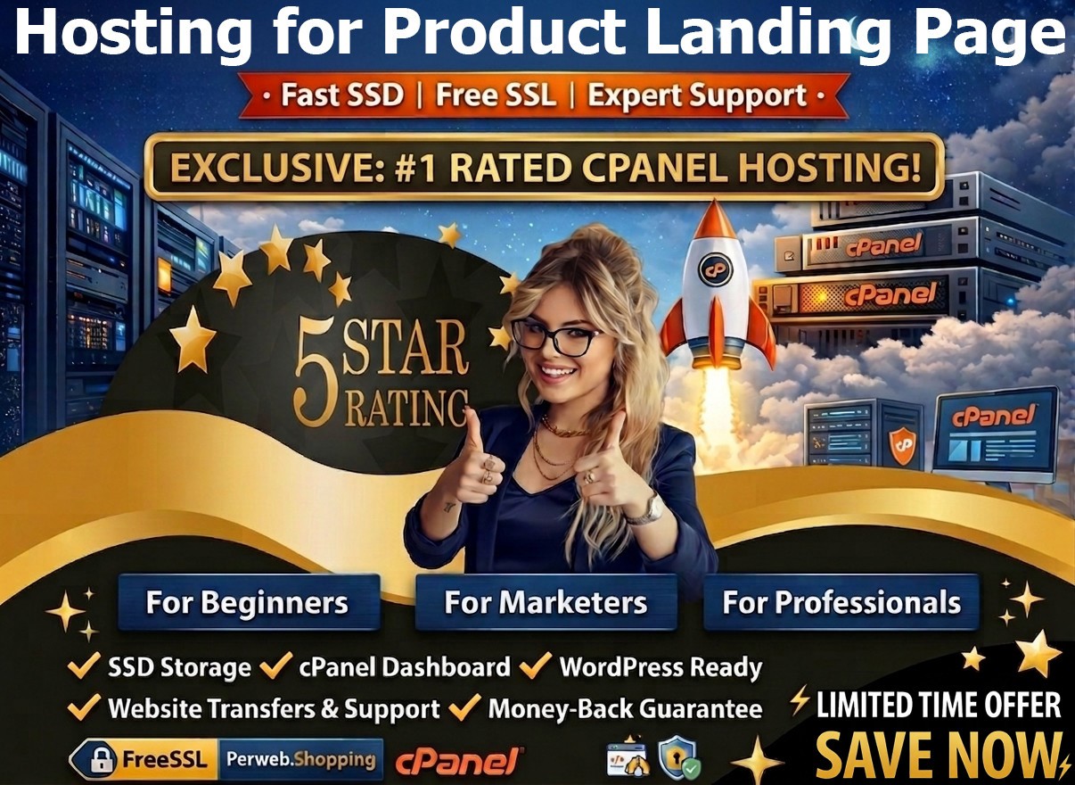 Hosting for Product Landing Page – 🚀 Unlimited SSD, SSL + Support | $14.99/Year