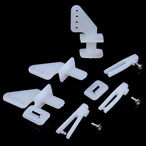 HobbyPark Nylon Micro Control Horns 20x11mm 4 Holes w/Pin & Φ1.2x21mm Clevis for