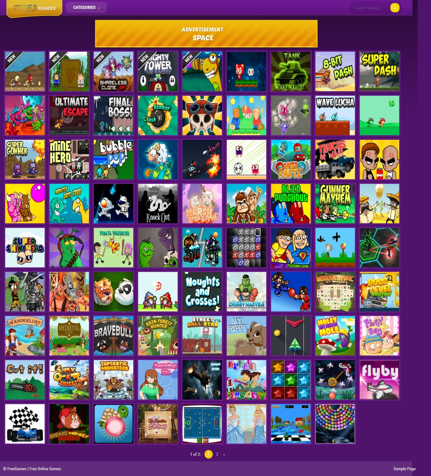Online Games Website