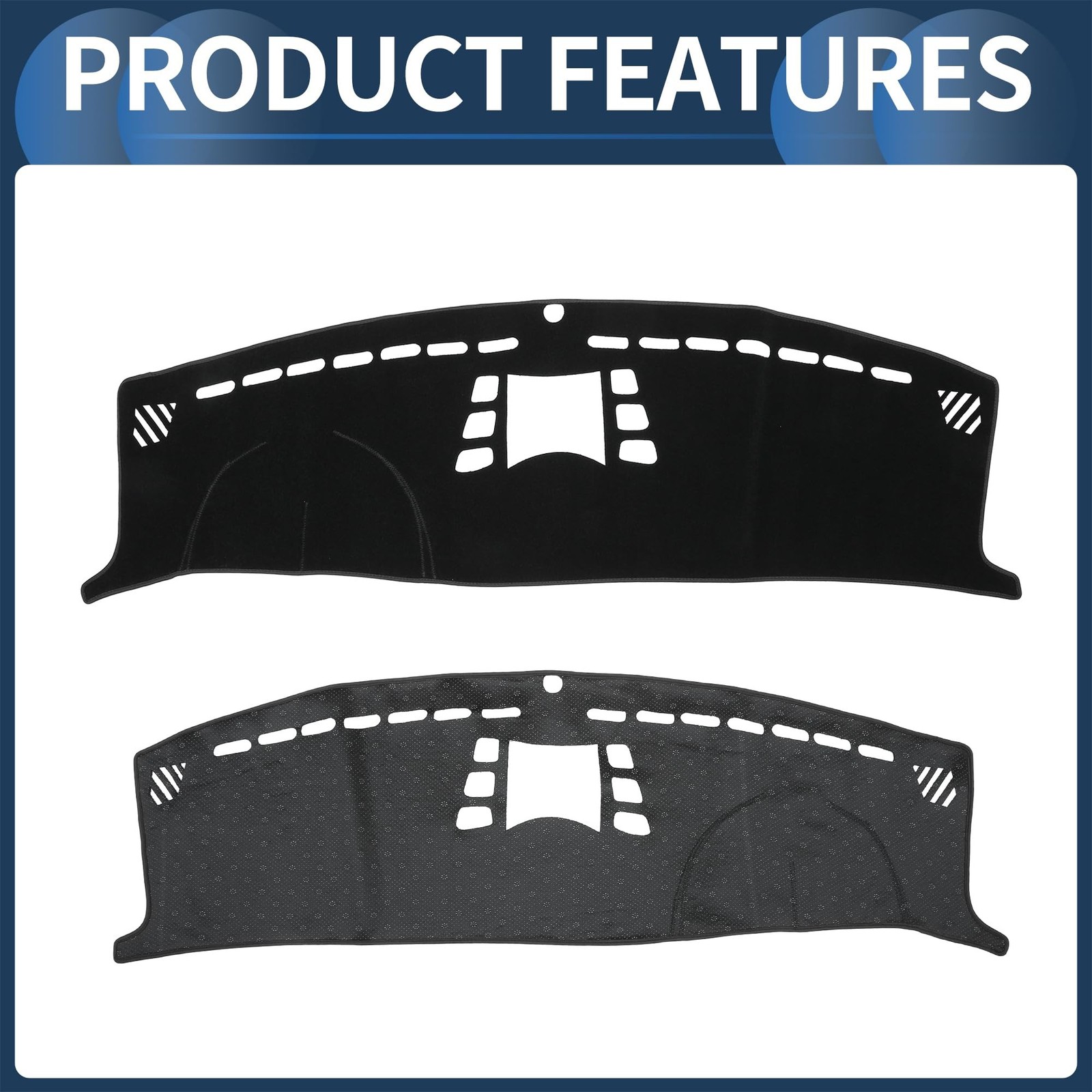 Dash Cover, Center Console Non-Slip Dashboard Carpet Mat for Porsche Panamera…