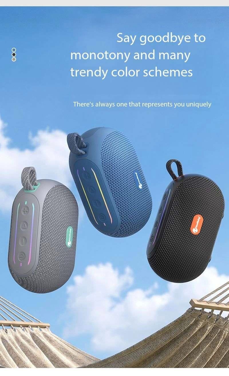 Waterproof Outdoor Wireless Bluetooth Mini Speaker with Extra Heavy Bass