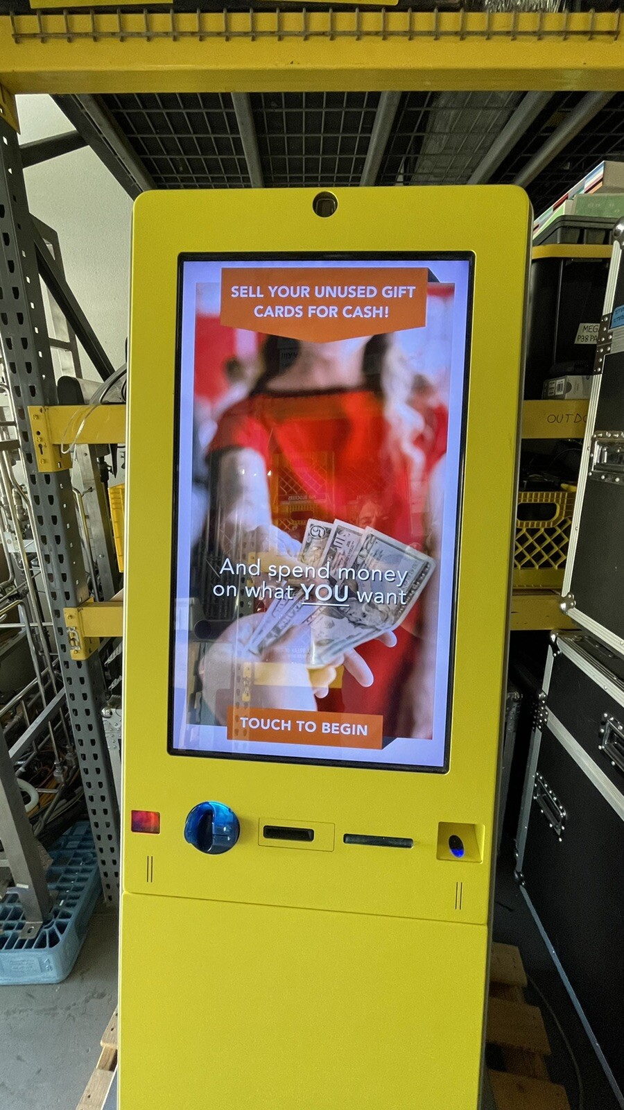 CardPool / CoinStar Exchange Kiosk – Touchscreen, Card Reader, Printer, Scanner!