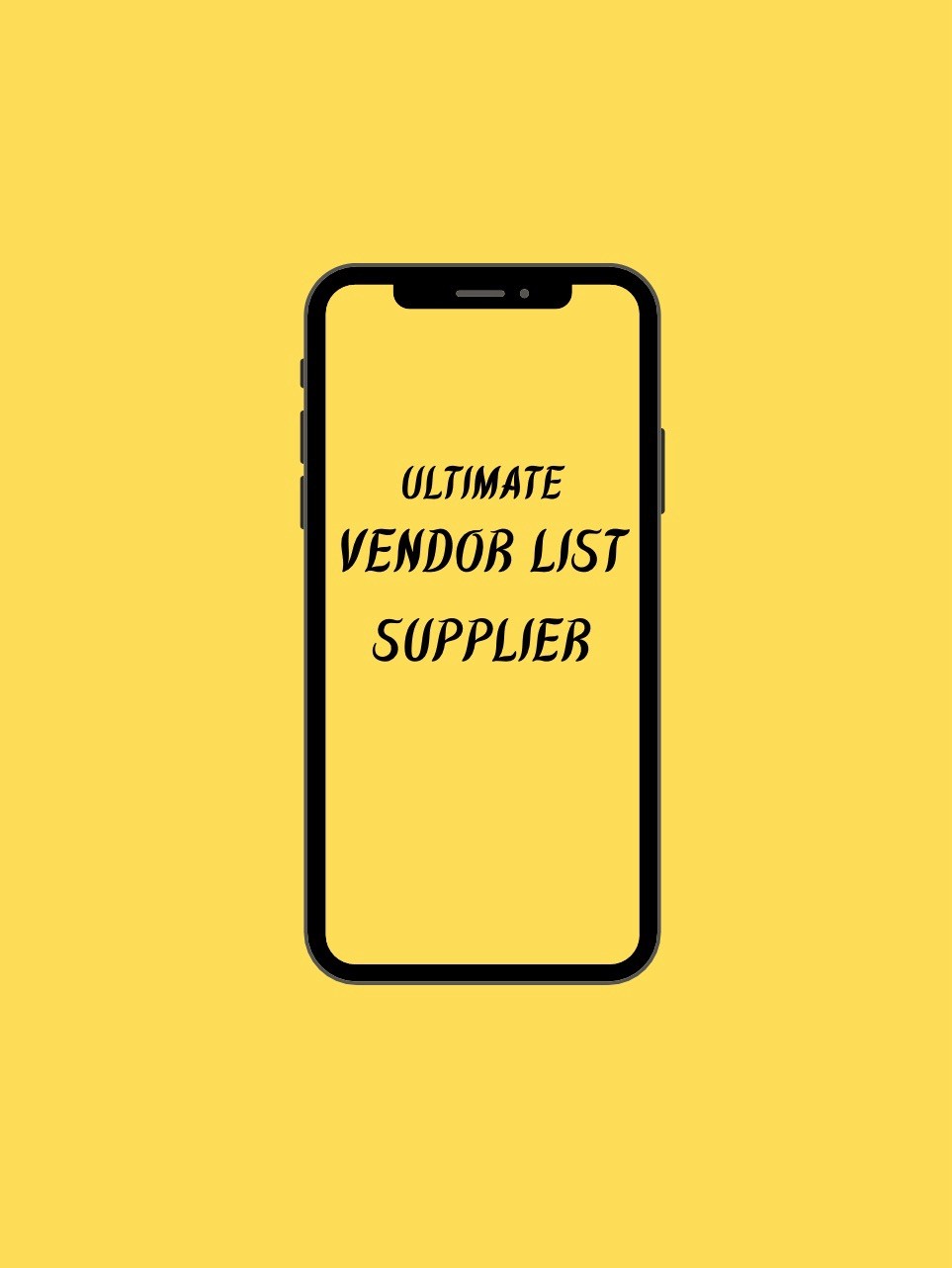Ultimate Vendor List