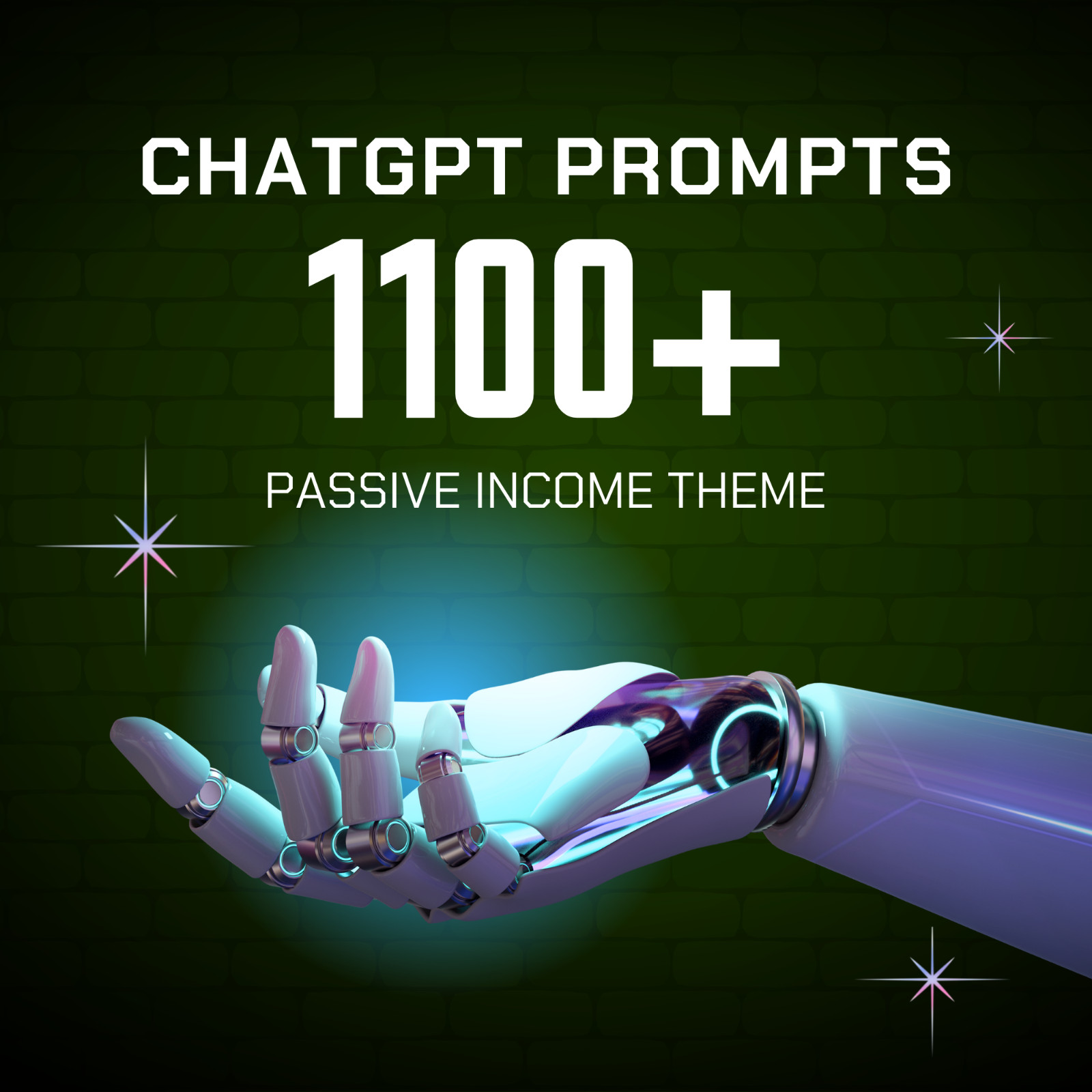1100+ ChatGPT Prompts Passives Einkommen in Englisch mit PLR Rechte