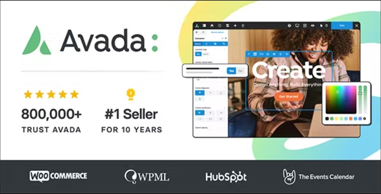 6 MULTIPURPOSE WORDPRESS THEME BUNDLE AVADA BETHEME BRIDGE SOLEDAD PHLOX PORTO