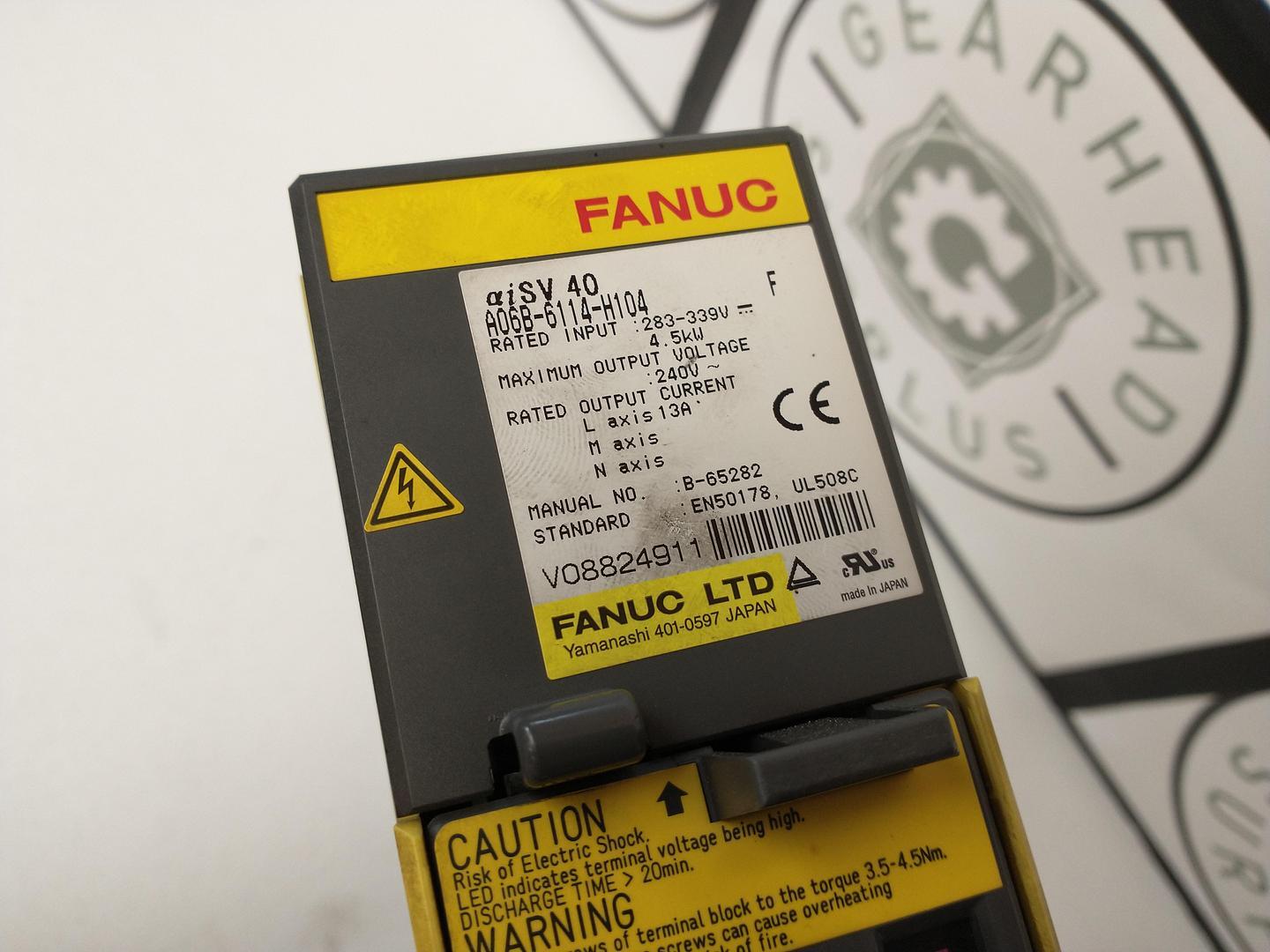 FANUC, A06B-6114-H104 SERVO AMPLIFIER MODULE GH500