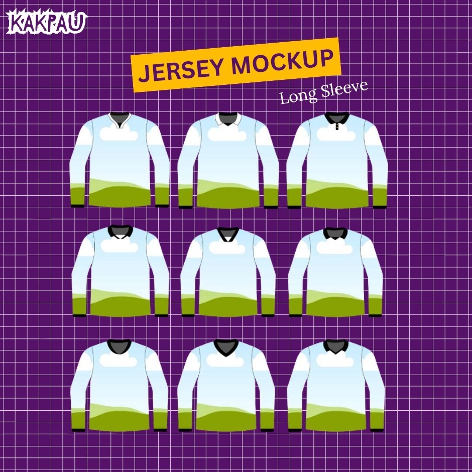 Bundle Editable Mockup Jersey Soccer Templates on Canva