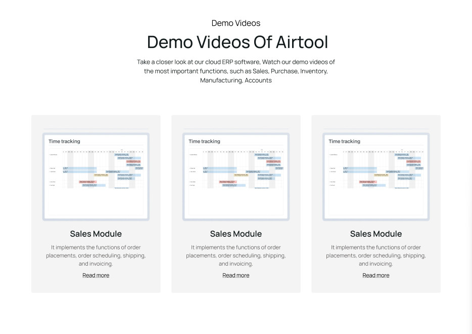 Demo Videos Website Template Software Company Landing Page Modern Business Devel