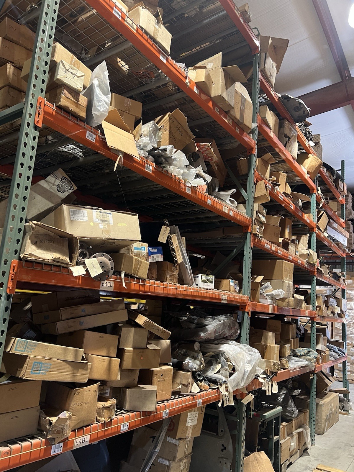 🏁 Massive Auto Parts Inventory Liquidation – 120 Full Pallets – Over $3,000,000
