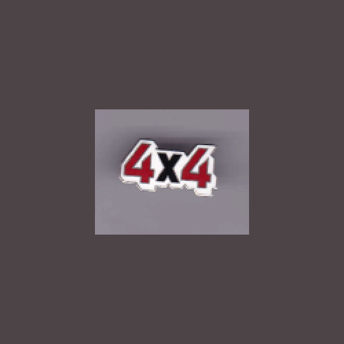 4×4 lapel pin with butterfly clutch