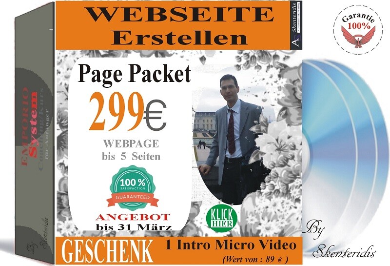 Website erstellen Aufbau bis5Seiten Pages 299E+Gratis FBPage &GoogleMaps (Infos)