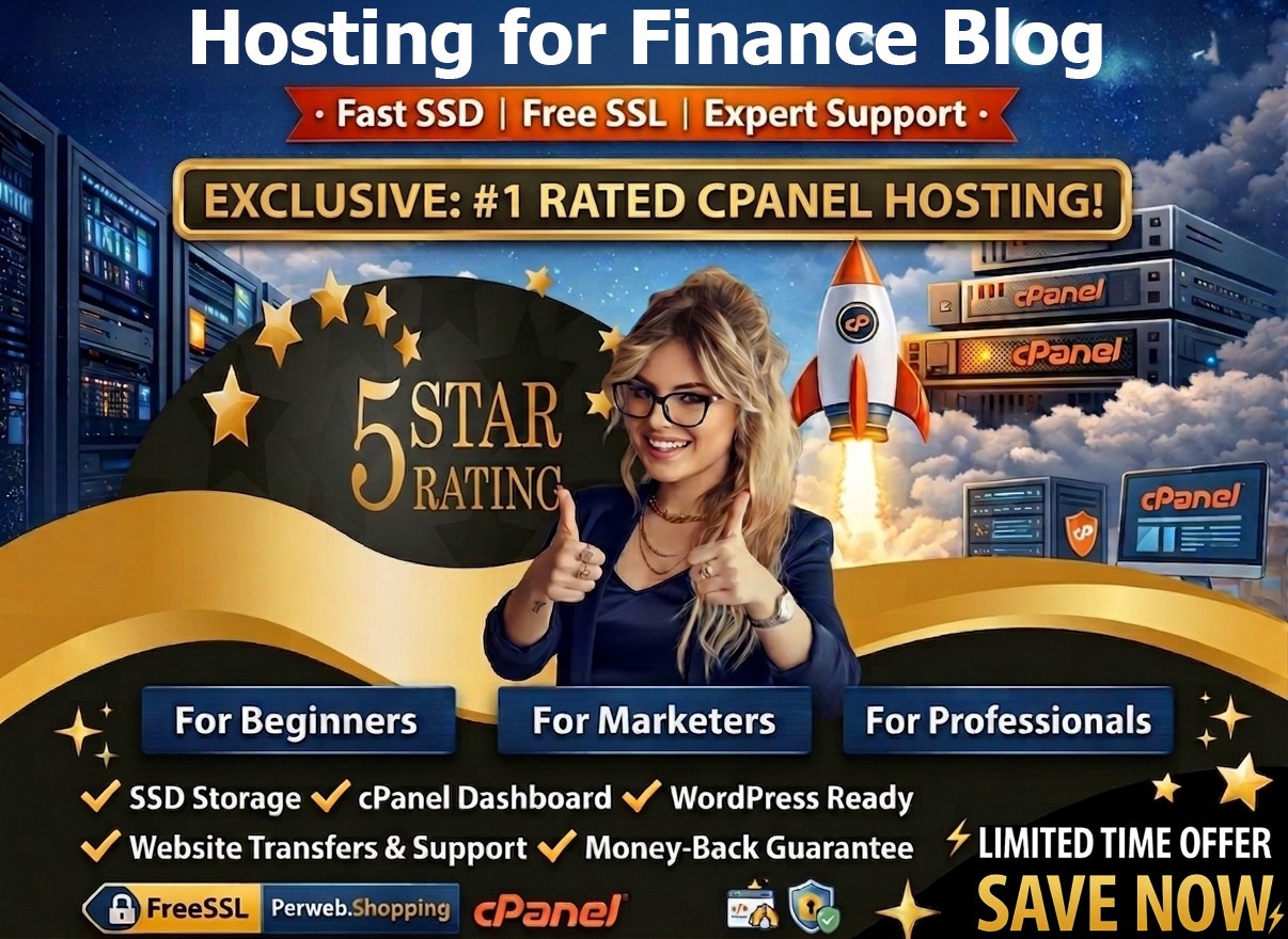 Hosting for Finance Blog – 💰 Lightning-Fast SSD + Free SSL | Only $14.99/Year!