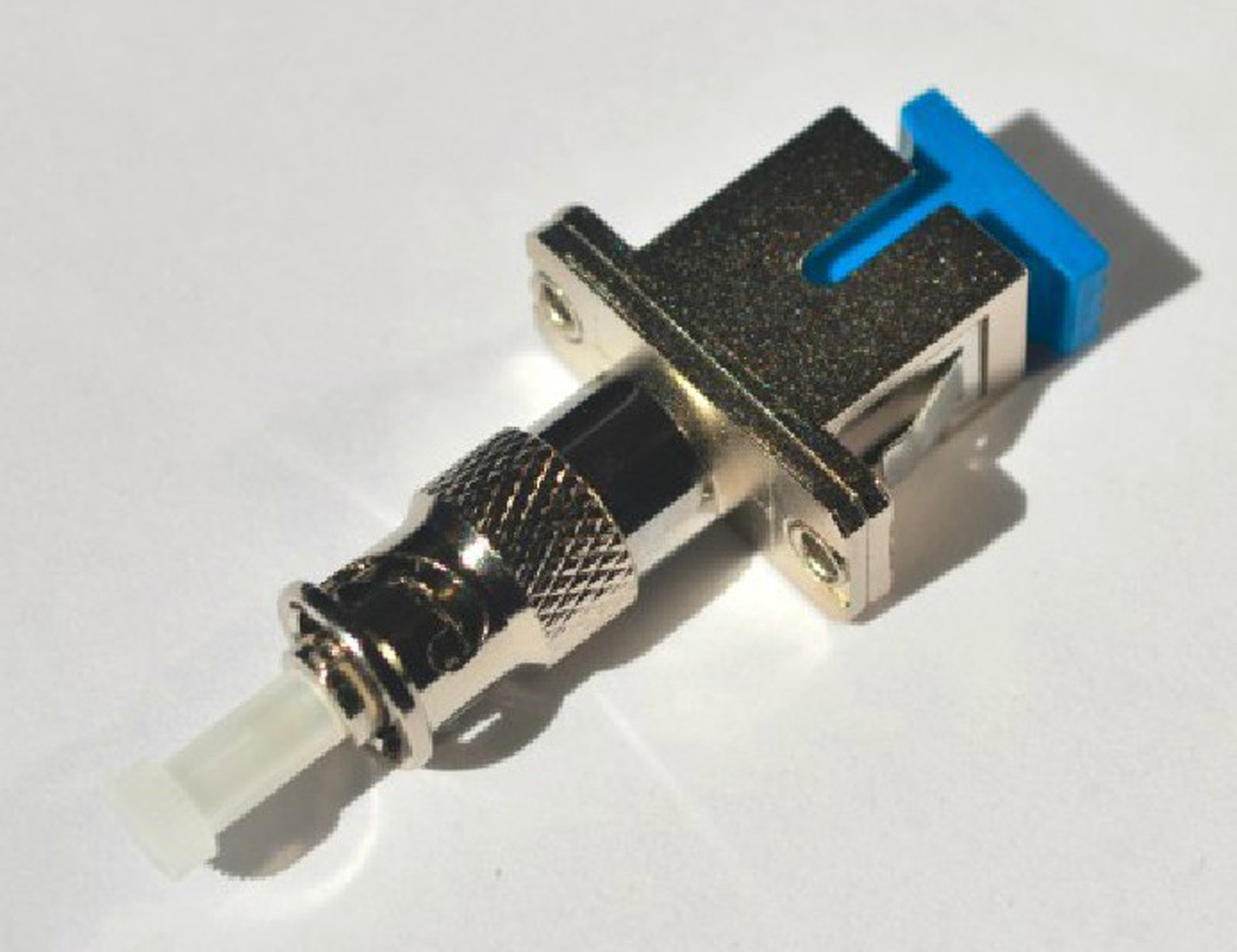 ST Male to SC Female Hybrid Fiber Optical Adapter Converter Connector SM #EAR GY