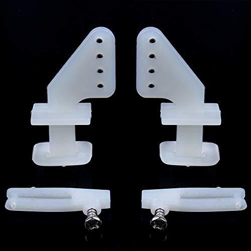 HobbyPark Nylon Micro Control Horns 20x11mm 4 Holes w/Pin & Φ1.2x21mm Clevis for