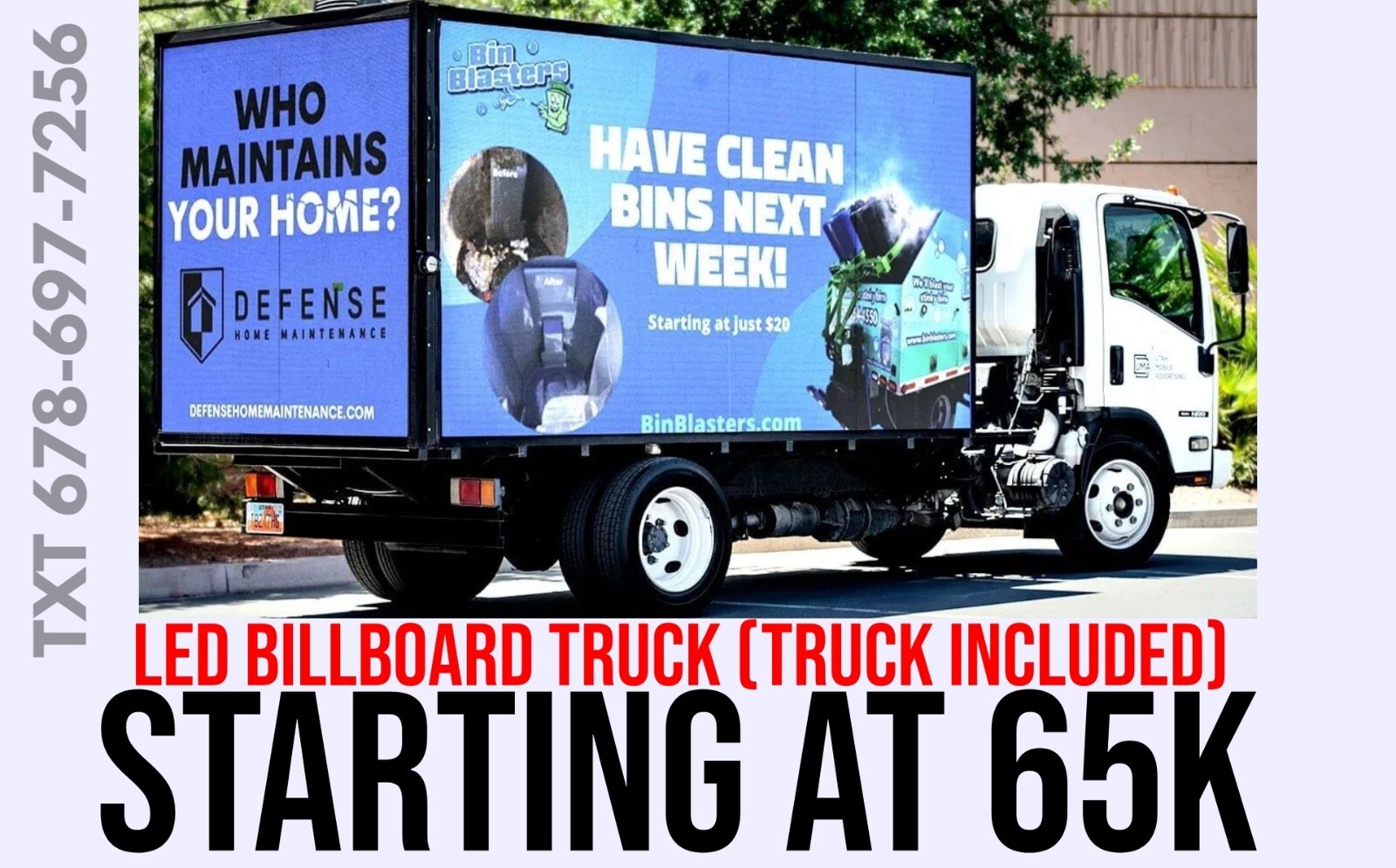 P5 All Weather Proof Turn Key Led billboard Truck, Digital Advertising Truck