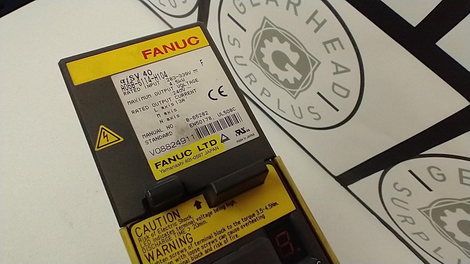 FANUC, A06B-6114-H104 SERVO AMPLIFIER MODULE GH500