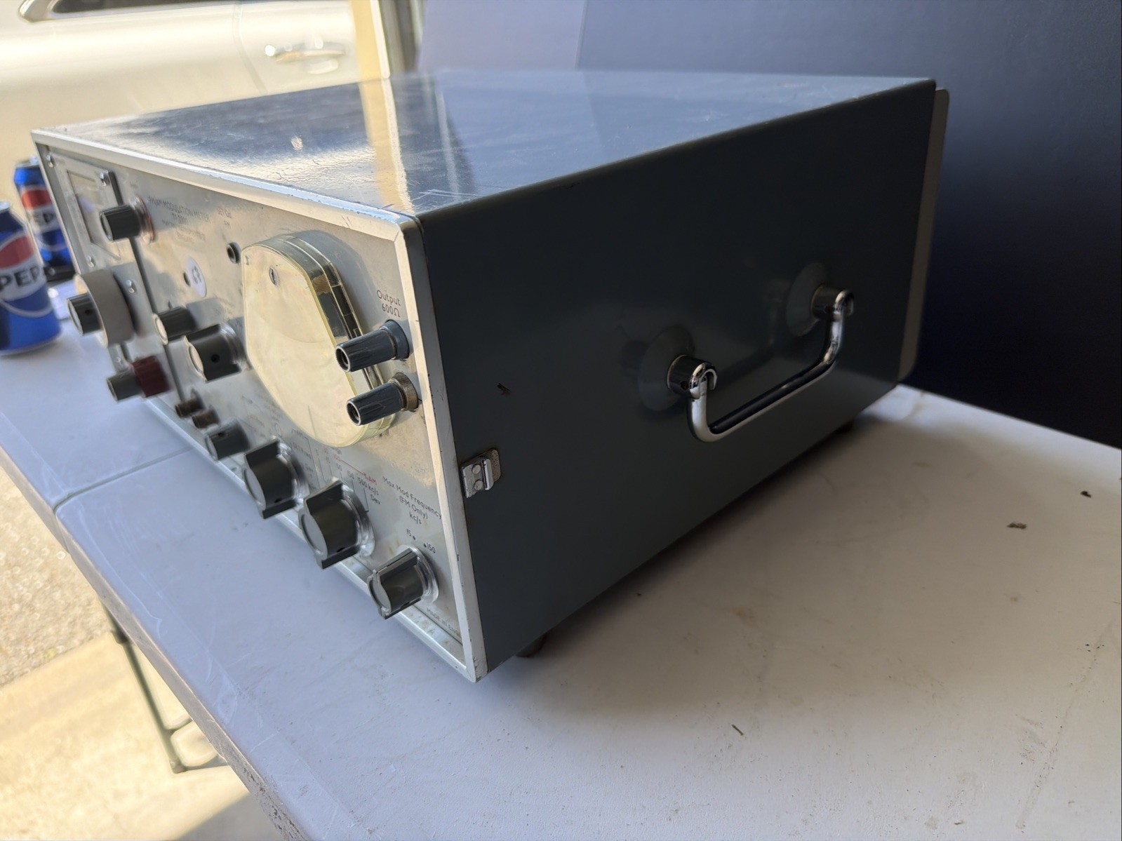 Marconi TF1100 FM AM Modulation Meter Oscillator Vintage Lab Untested A.7