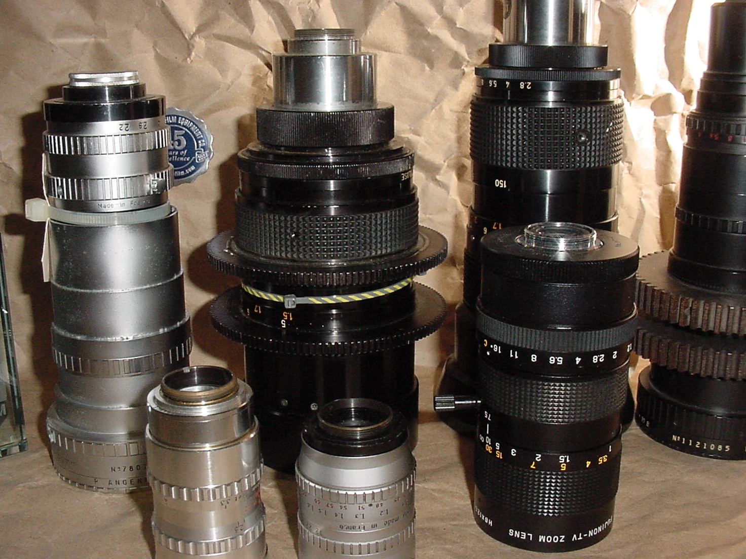 Lens lot: Zeiss, Cooke, Canon, 4 film/RED HD. ALL OFFERS CONSIDERED !!!