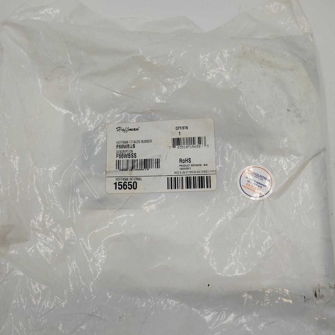 HOFFMAN F66WBSS HARDWARE KIT WIREWAY CLOSURE Gasket 7.50″ x 7.50″