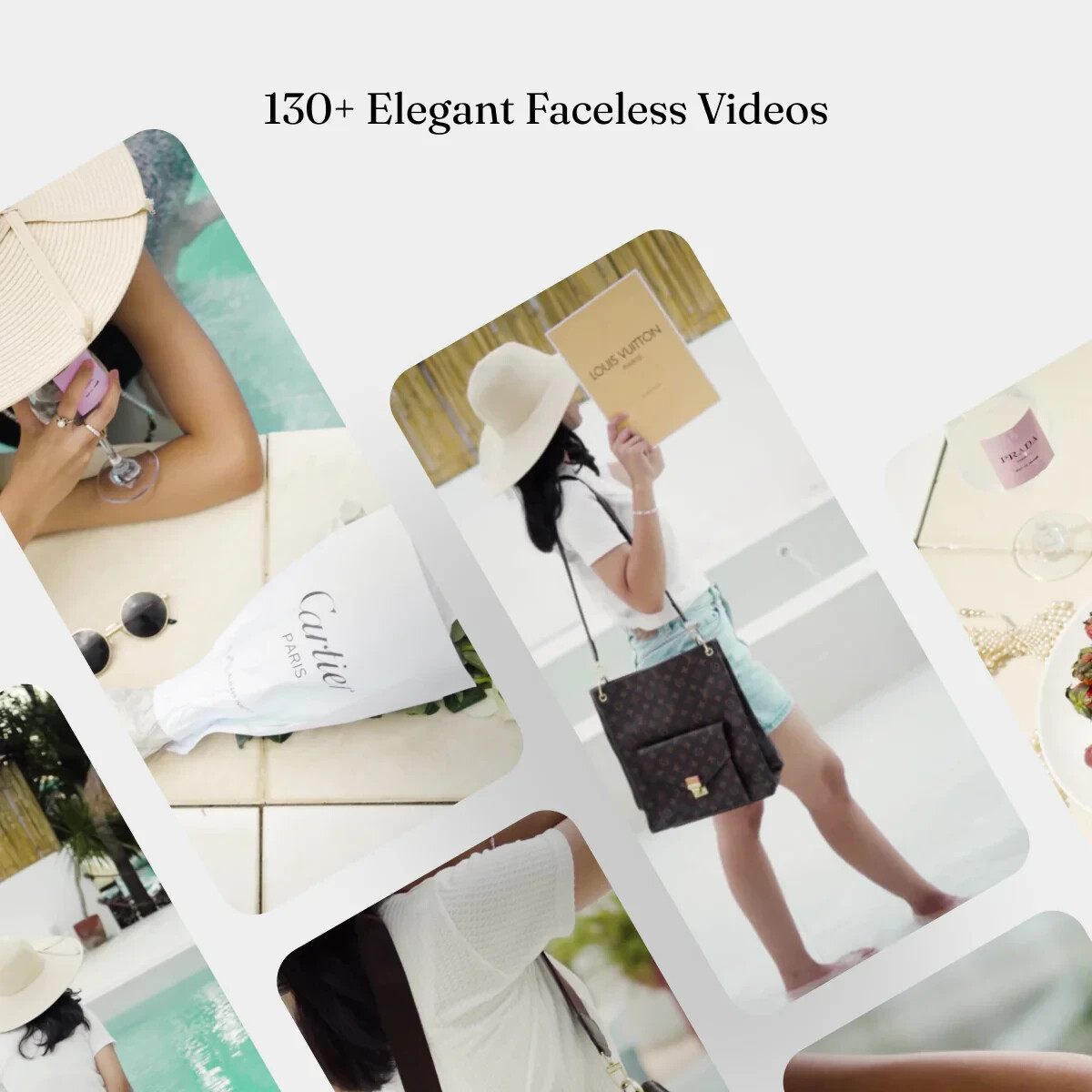 Elegant Faceless Women Reels and Videos Bundle with MRR & PLR