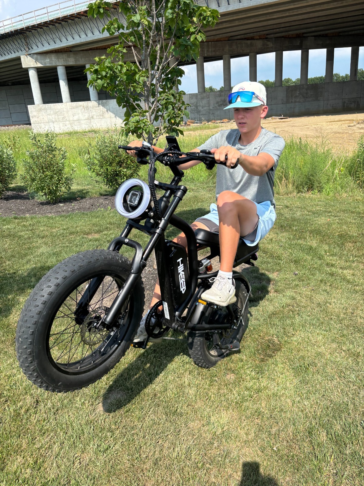 Hikeep ebike 20″ Fat Tires Mountain Electric Bicycle for Adults 1000W 48V 28 MPH