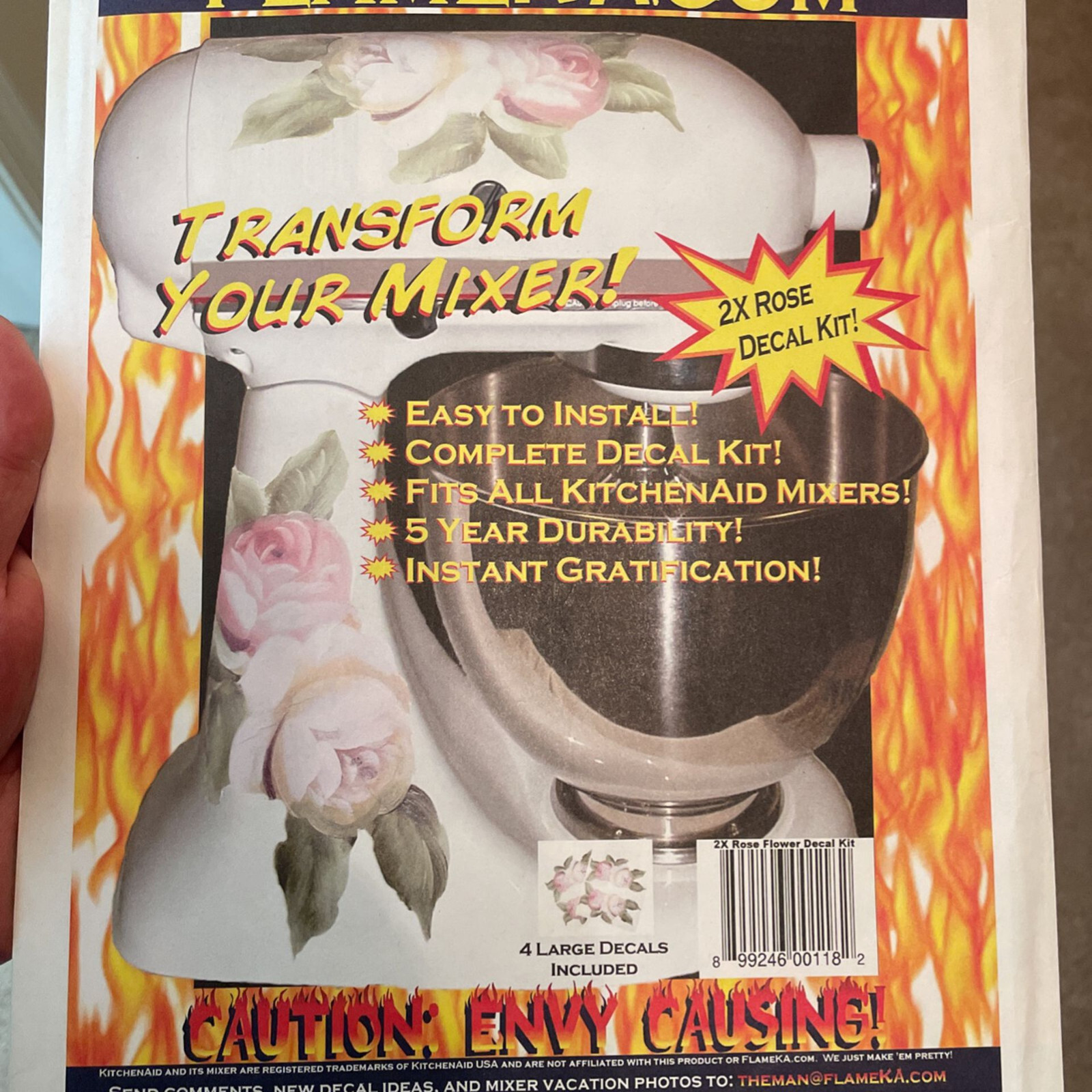 FBA EBAY Business And Inventory For Sale KA Mixer decals 850 units SELL READY