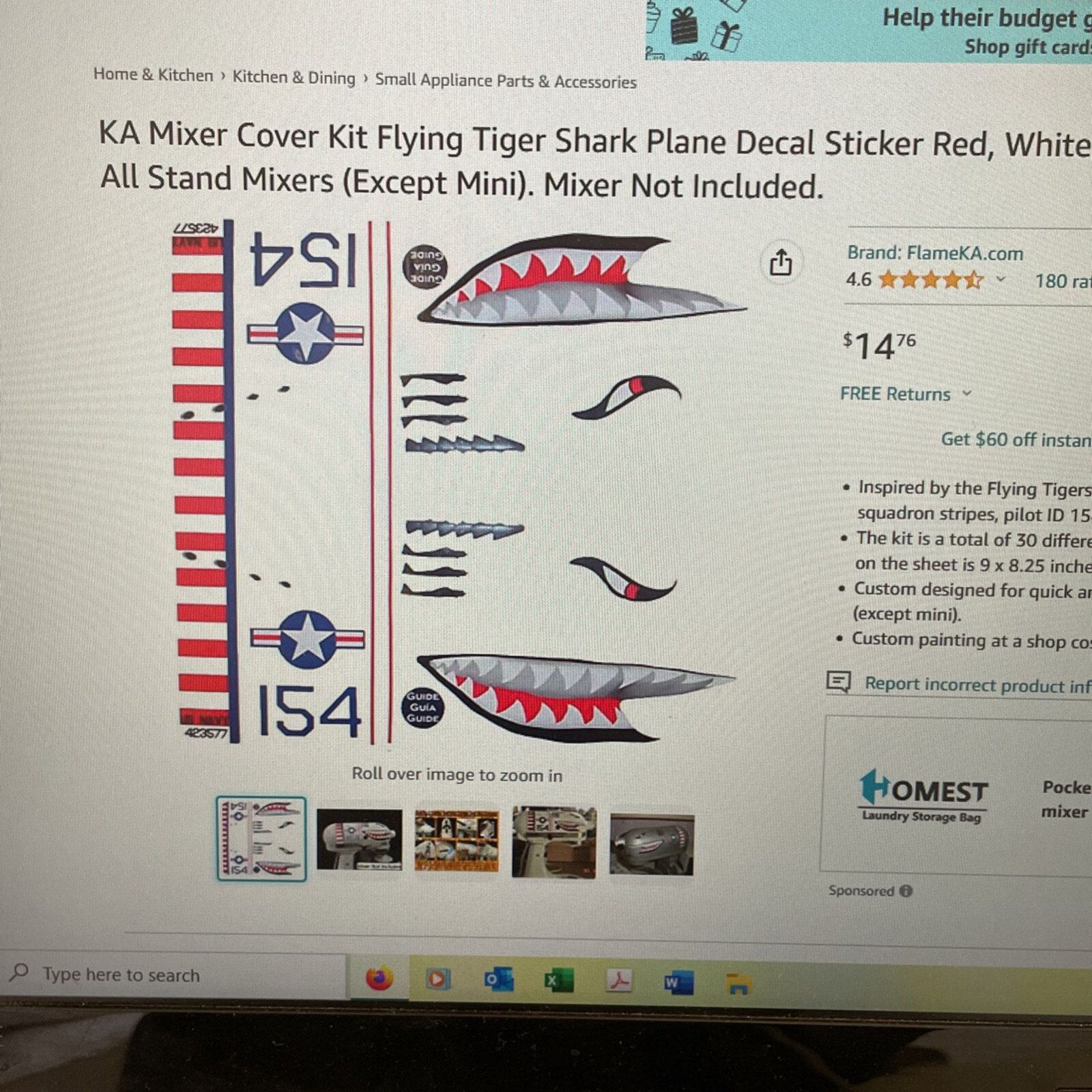 FBA EBAY Business And Inventory For Sale KA Mixer decals 850 units SELL READY