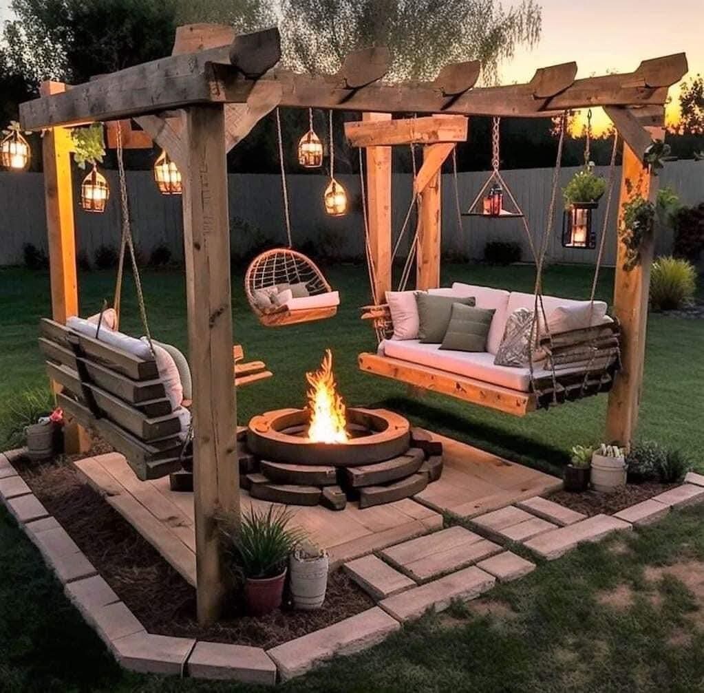 Outdoor living space, inviting and stylish, Beautiful pergolas designs,