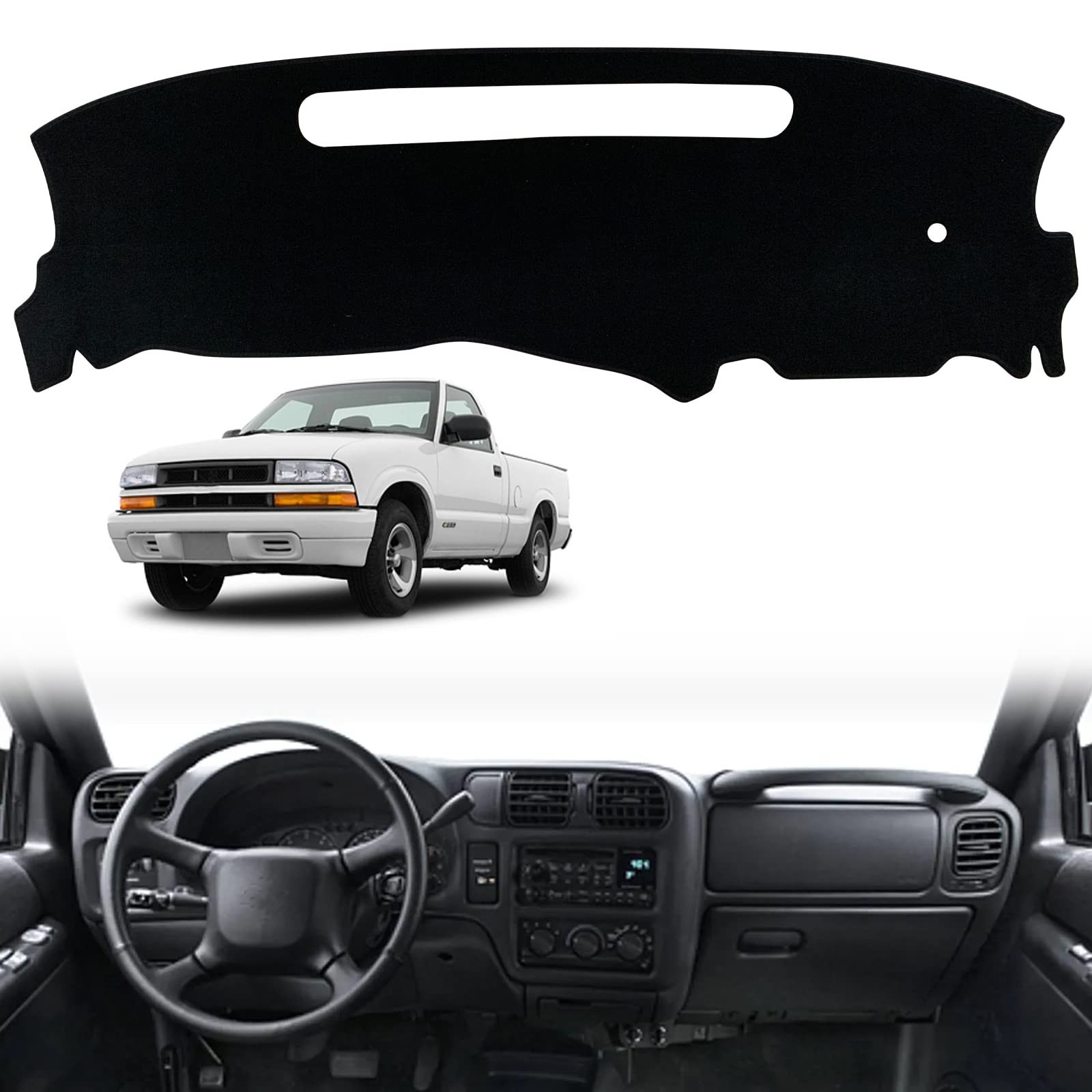 Dashboard Dash Board Cover Mat Pad Carpet Non-Slip Custom Compatible with Che…