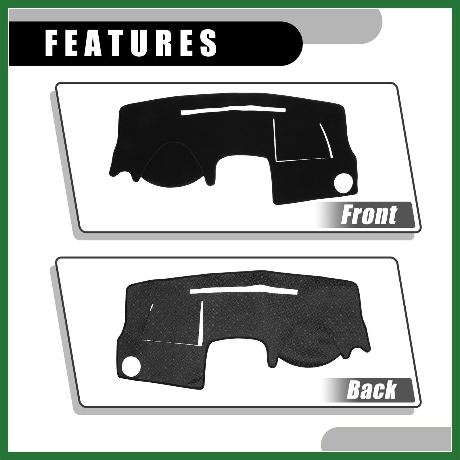 Motoforti Dash Cover – Car Center Console Non-Slip Dash Board Mat – for Mitsu…