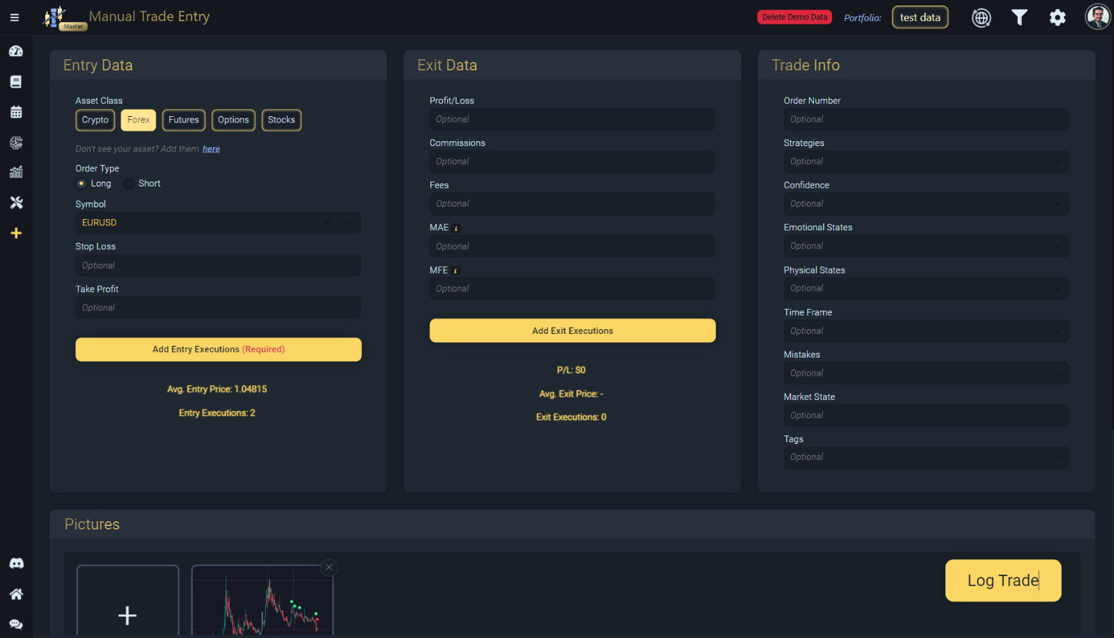 TradeFuse Automated Trading Journal & AI-Powered Analyzer