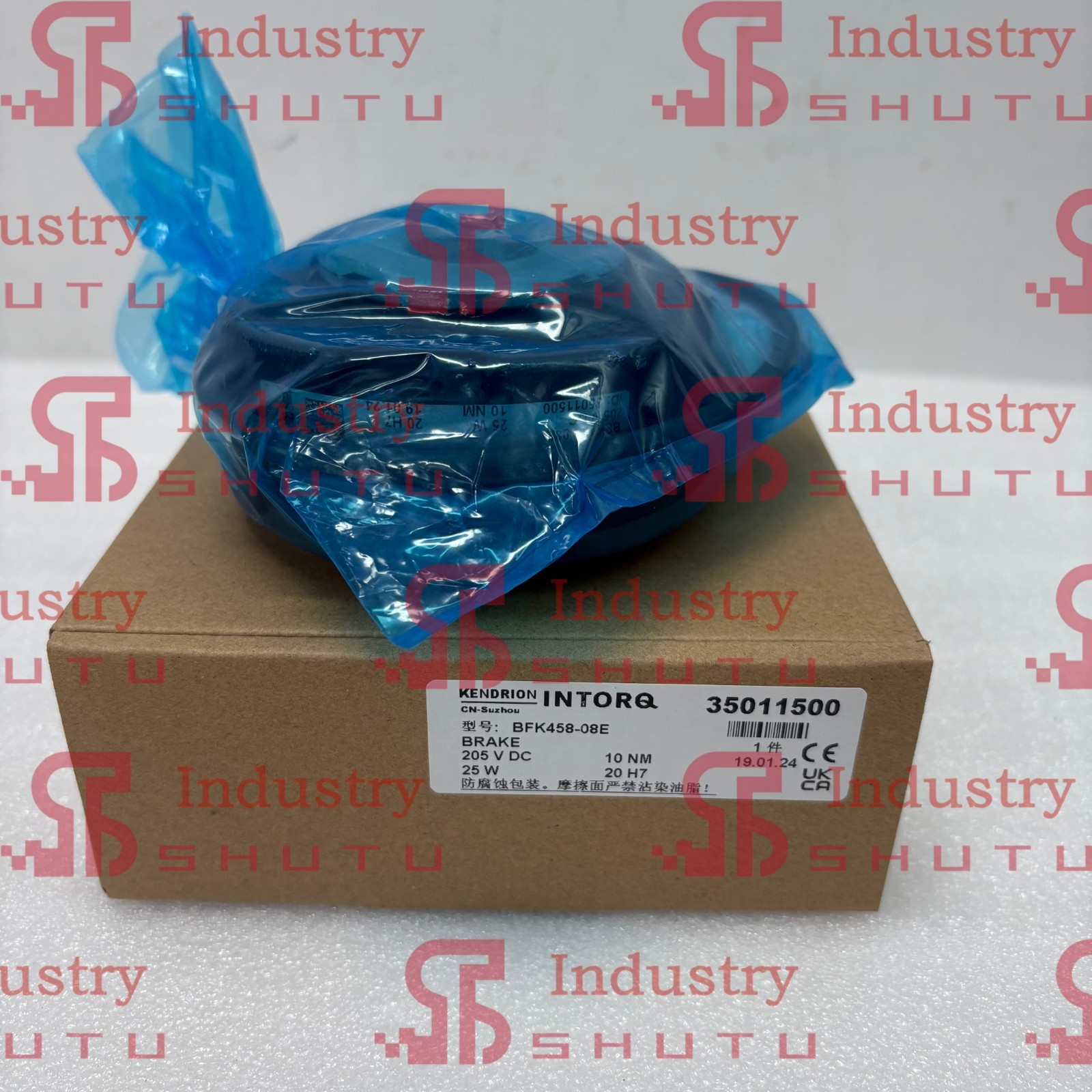 1pcs INTORQ BFK458-08E 205VDC 10NM 25W brake IN BOX Expedited Shipping