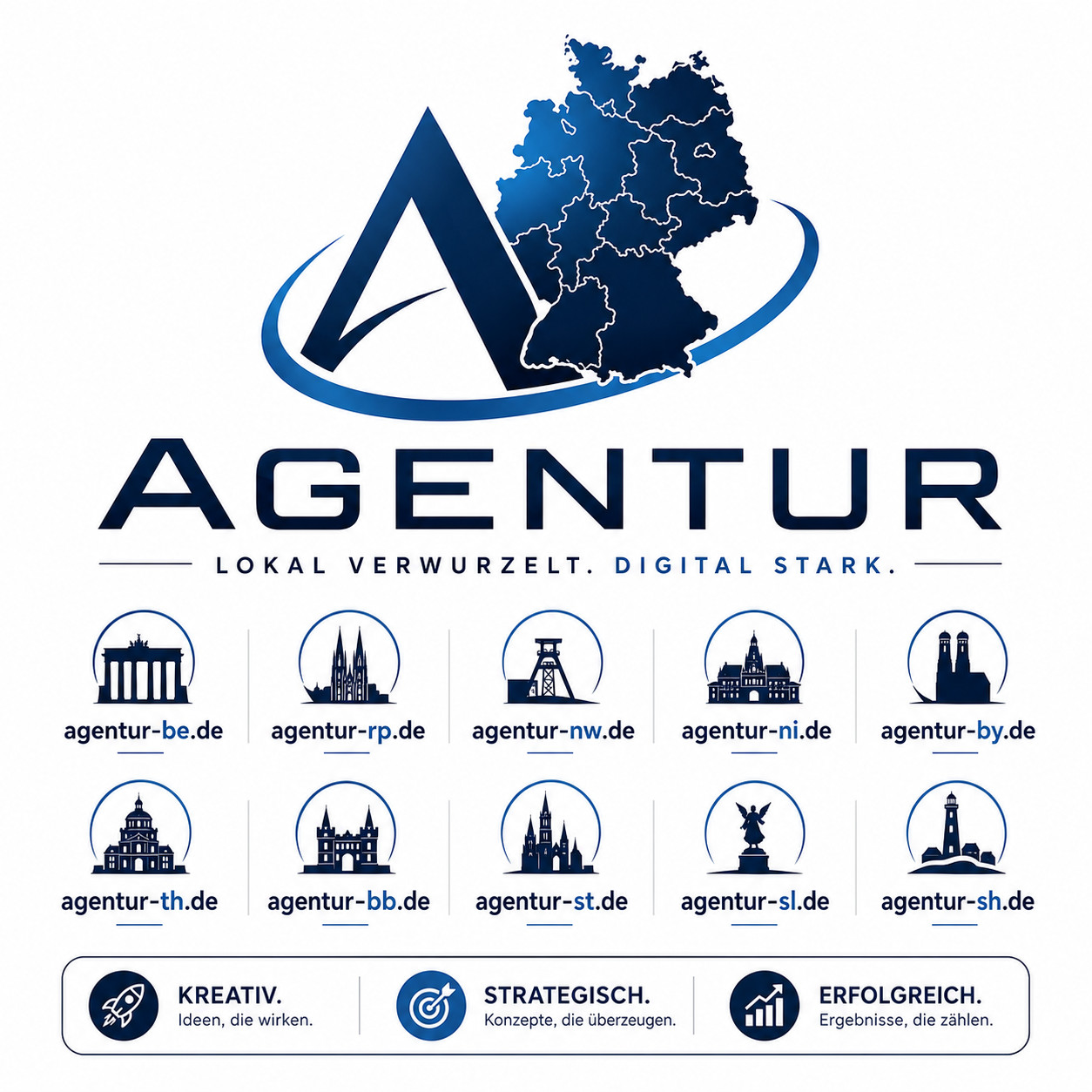 Agency Domain Portfolio 10 Premium SEO .de Domains for Marketing Agencies