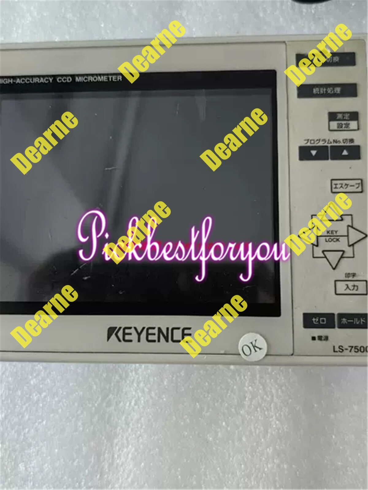 1PC USED 100% TEST KEYENCE LS-7500 (DHL or Fedex) #H716DD DX