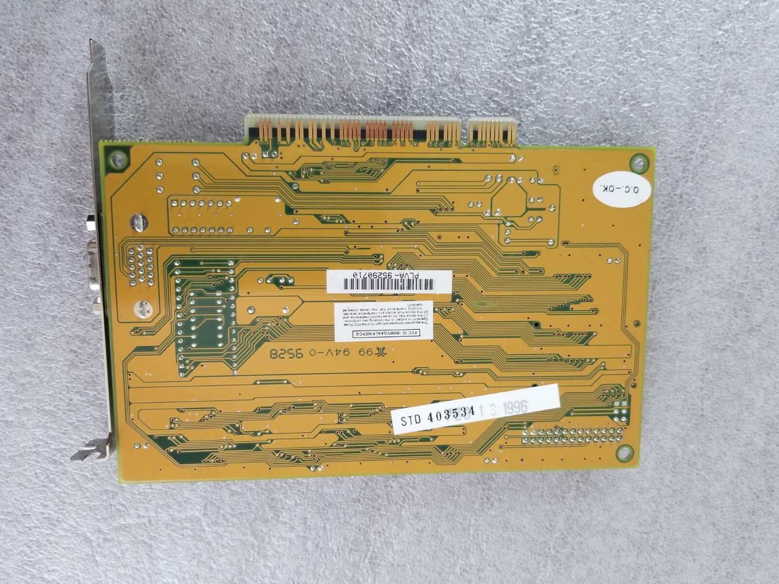 Prolink MVGA-CL54XXP Vintage PCI VGA Graphics Video Card CirrusLogic Chipset