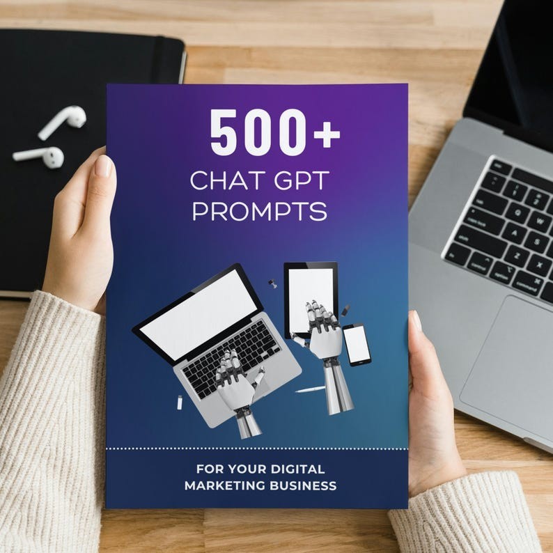 Ultimate AI Course/ Prompt Generator(canva Template) PLR Rights