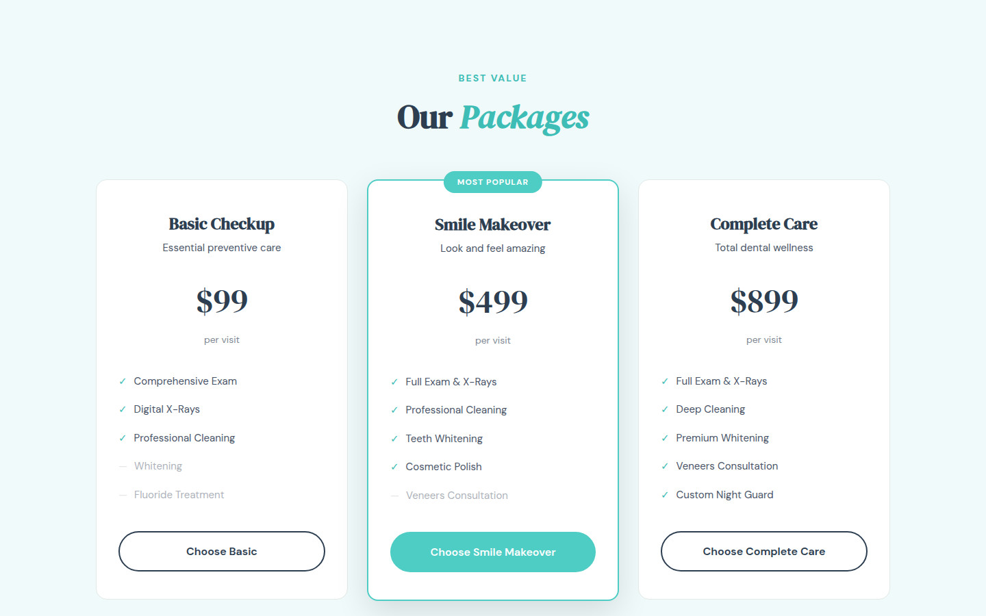 Dental Clinic Website – Professional HTML Landing Page – Medical – Responsive