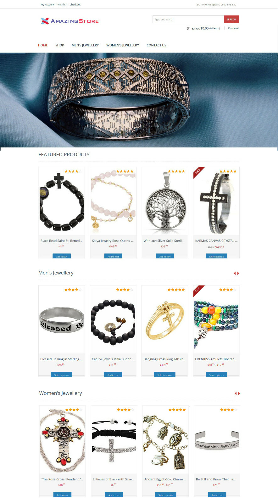 Religious Gifts Online Store – Amazon Affiliate/Dropship Website + Free Hosting