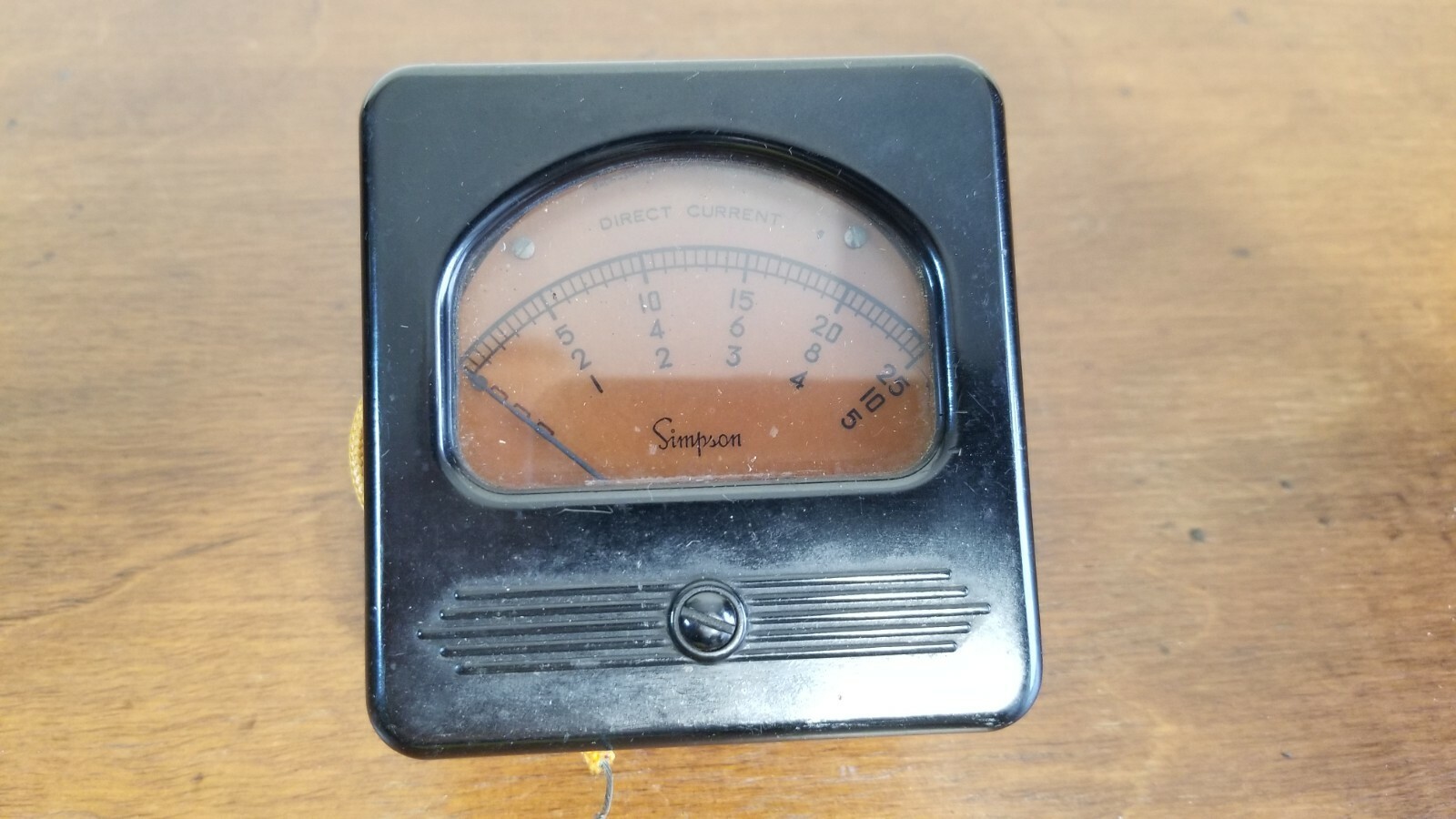 SIMPSON DC Amp GAUGE 7771979-6 Vintage