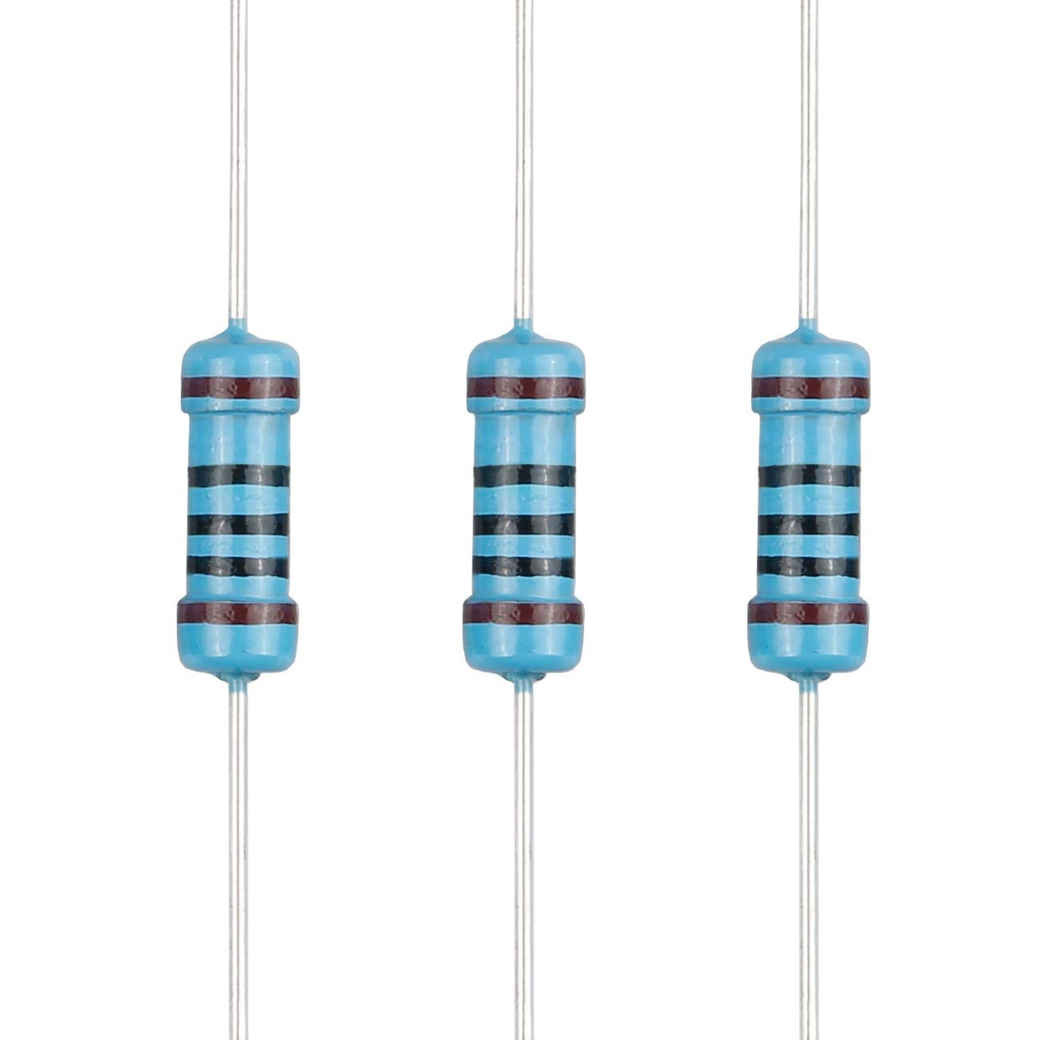 100pcs 100 ohm Resistor 1/2w (0.5Watt) ±1% Tolerance Metal Film Fixed Resis