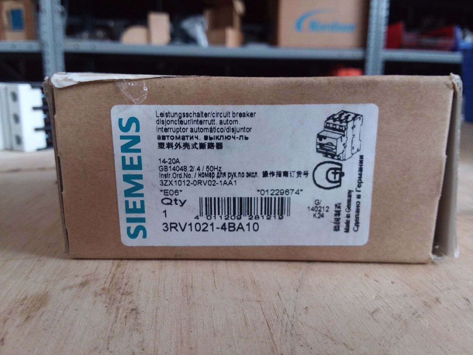 Siemens Power Switch 3RV1021-4BA10
